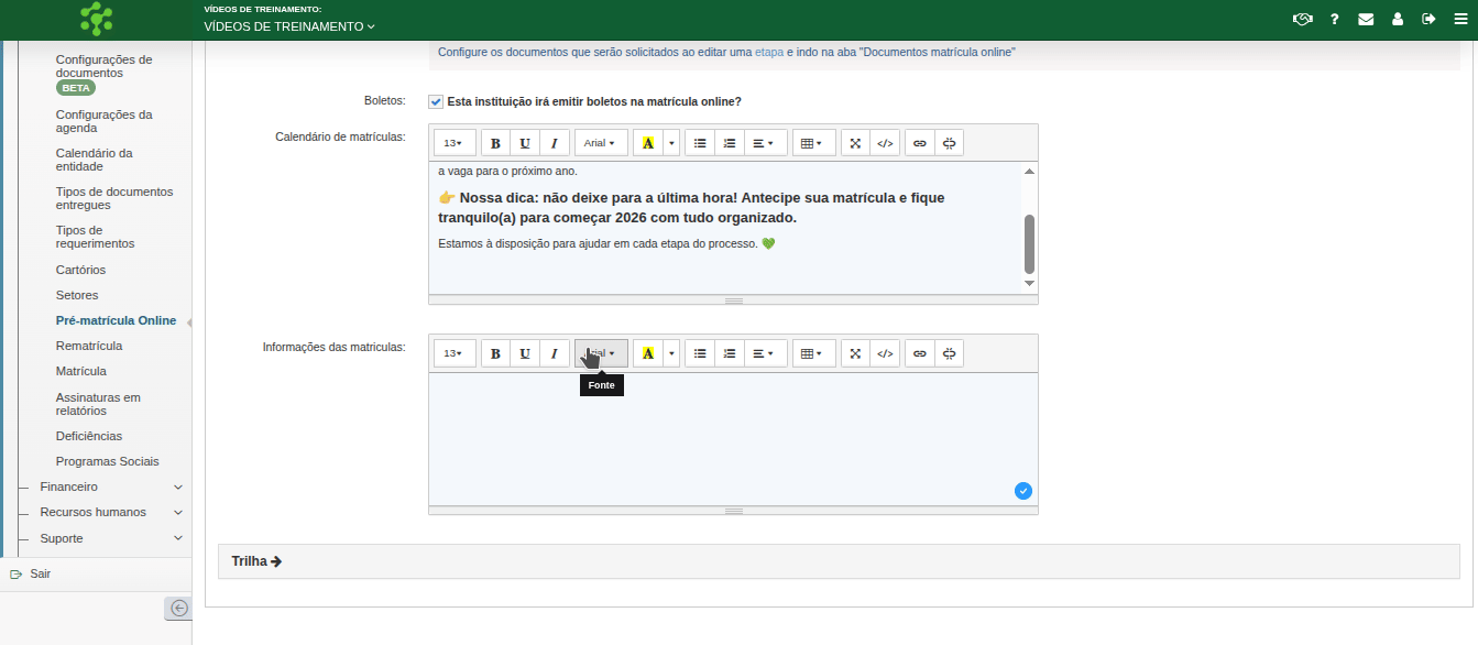 Como cadastrar informações.gif