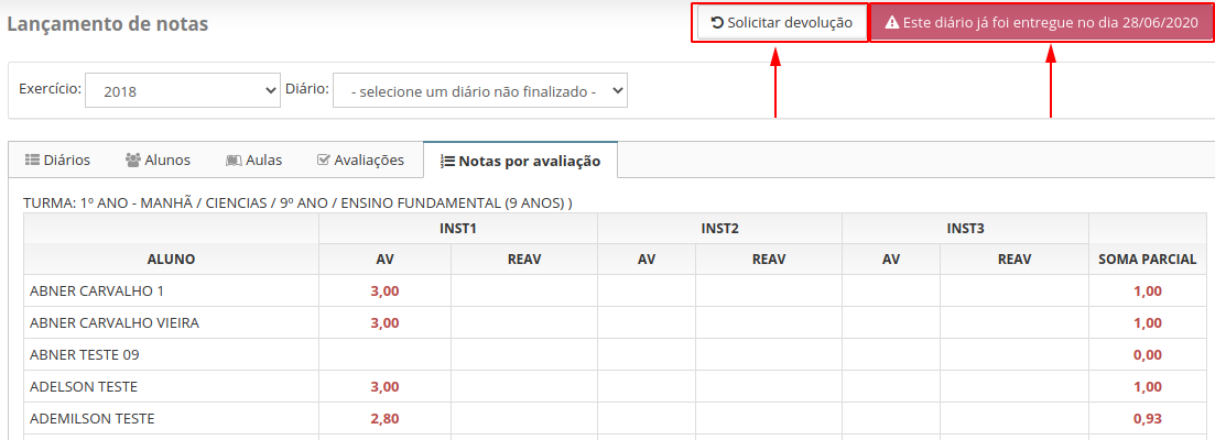 Como utilizar o ambiente de boletim online – Proesc