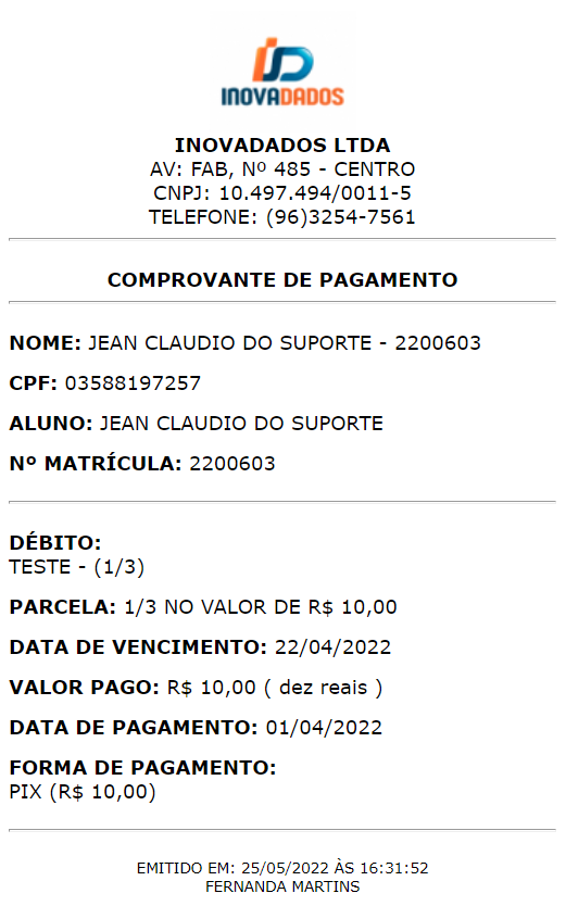 Como Emitir Comprovantes E Recibos De Pagamentos Proesc 8094